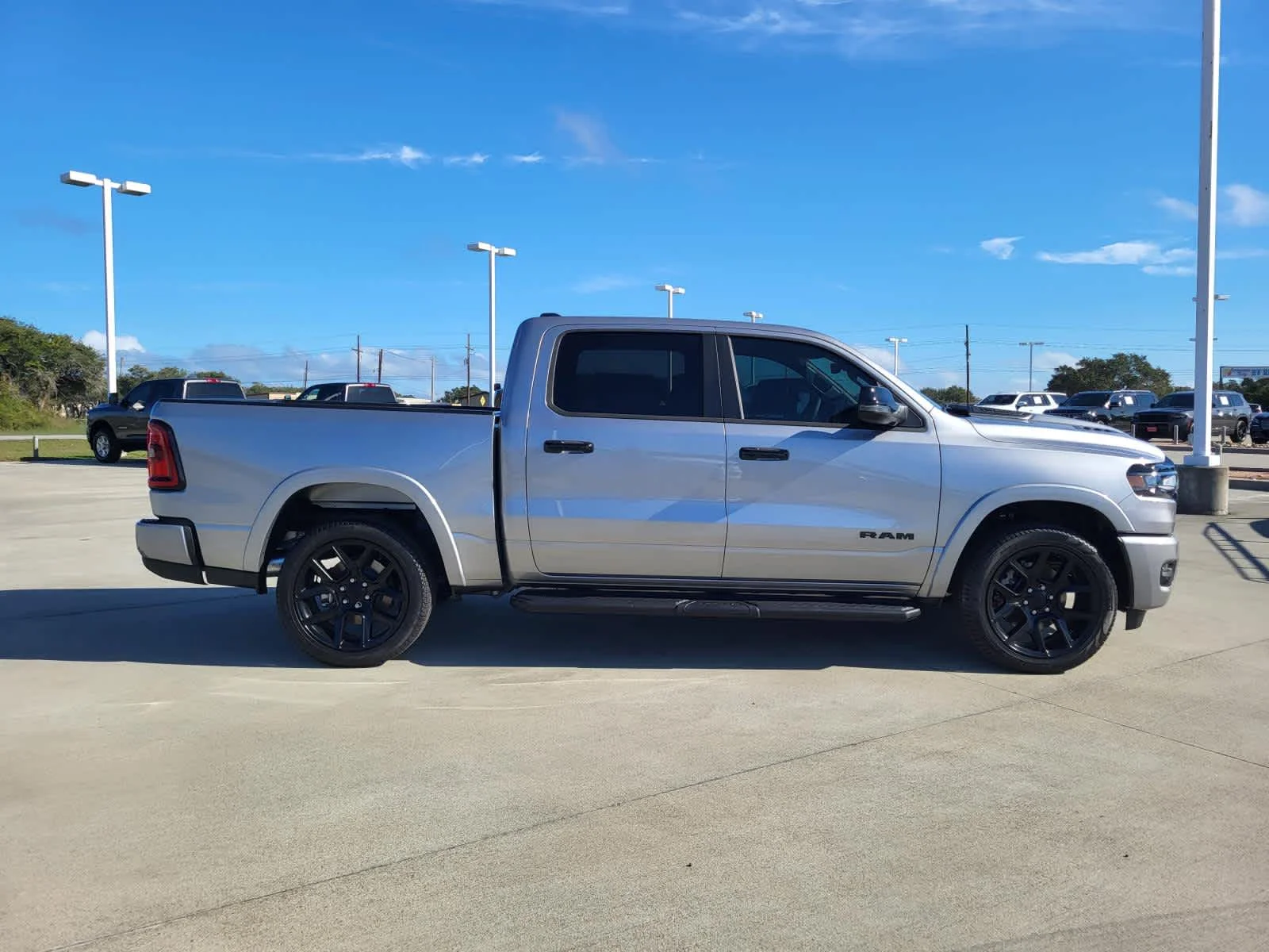 New 2026 Billet Silver Metallic Clear-Coat Exterior Paint RAM Laramie image 6