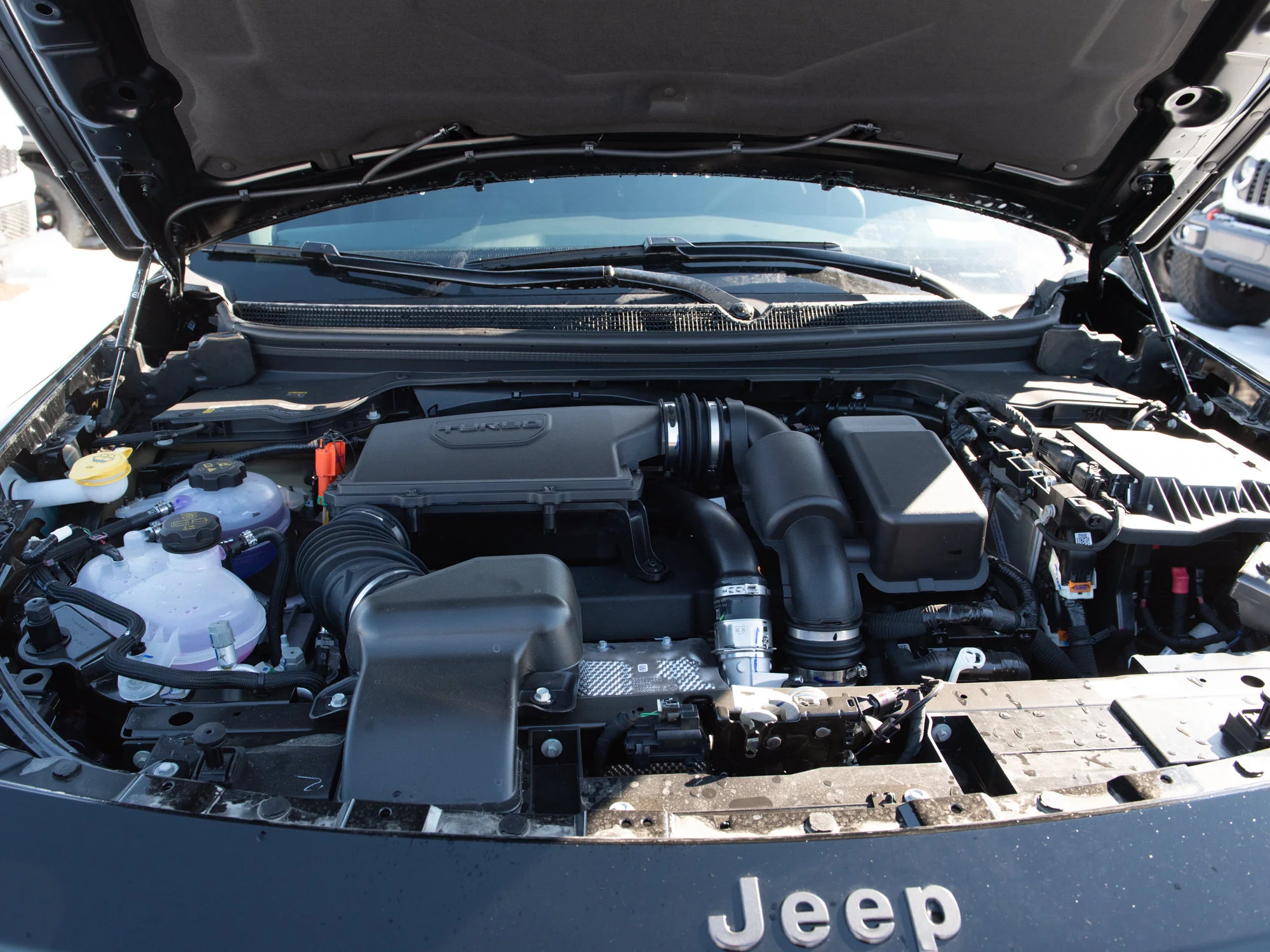 New 2026 Black Jeep Laredo * Hybrid image 8