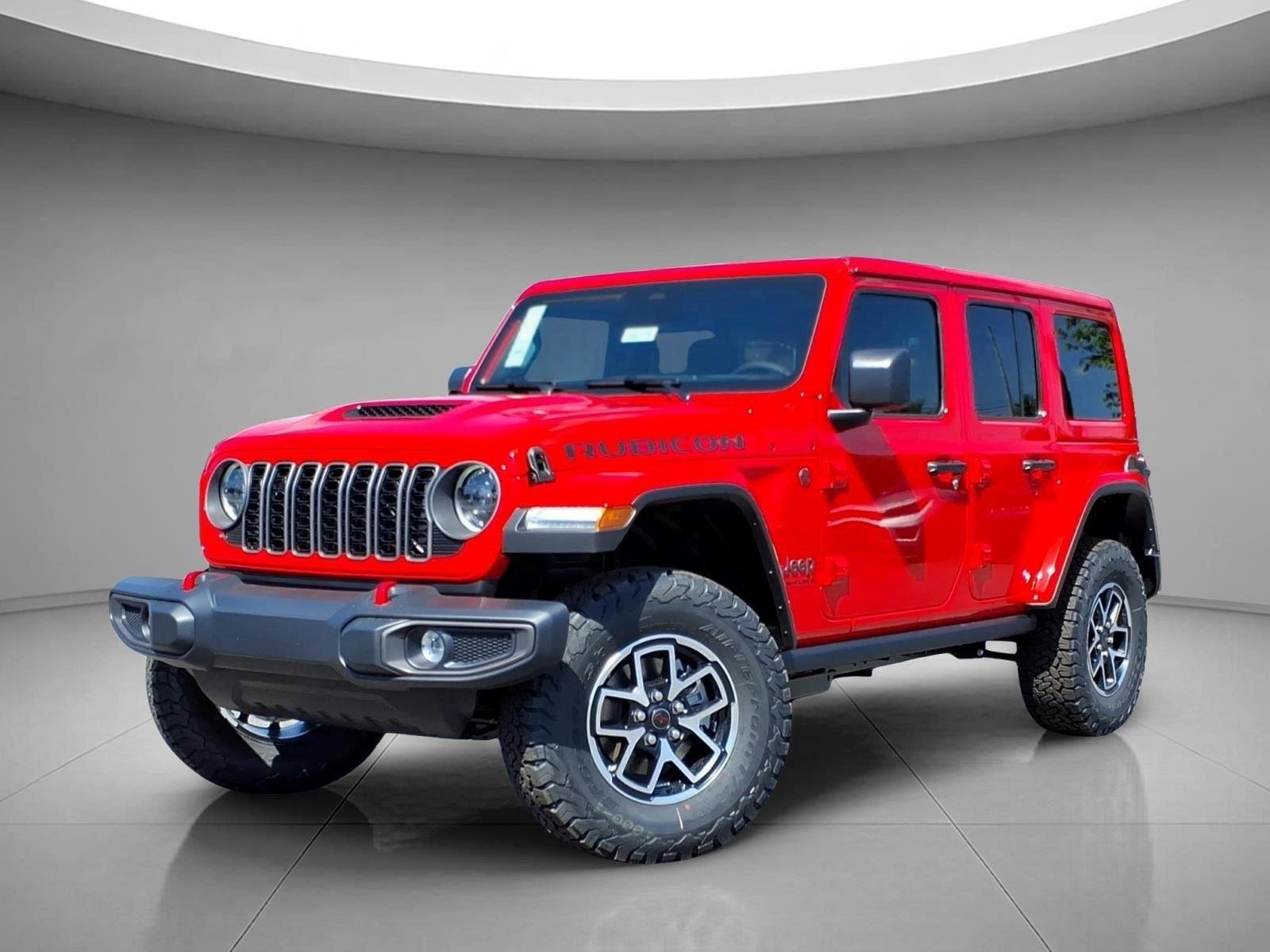 New 2026 Firecracker Red Clear-Coat Exterior Paint Jeep Rubicon image 1
