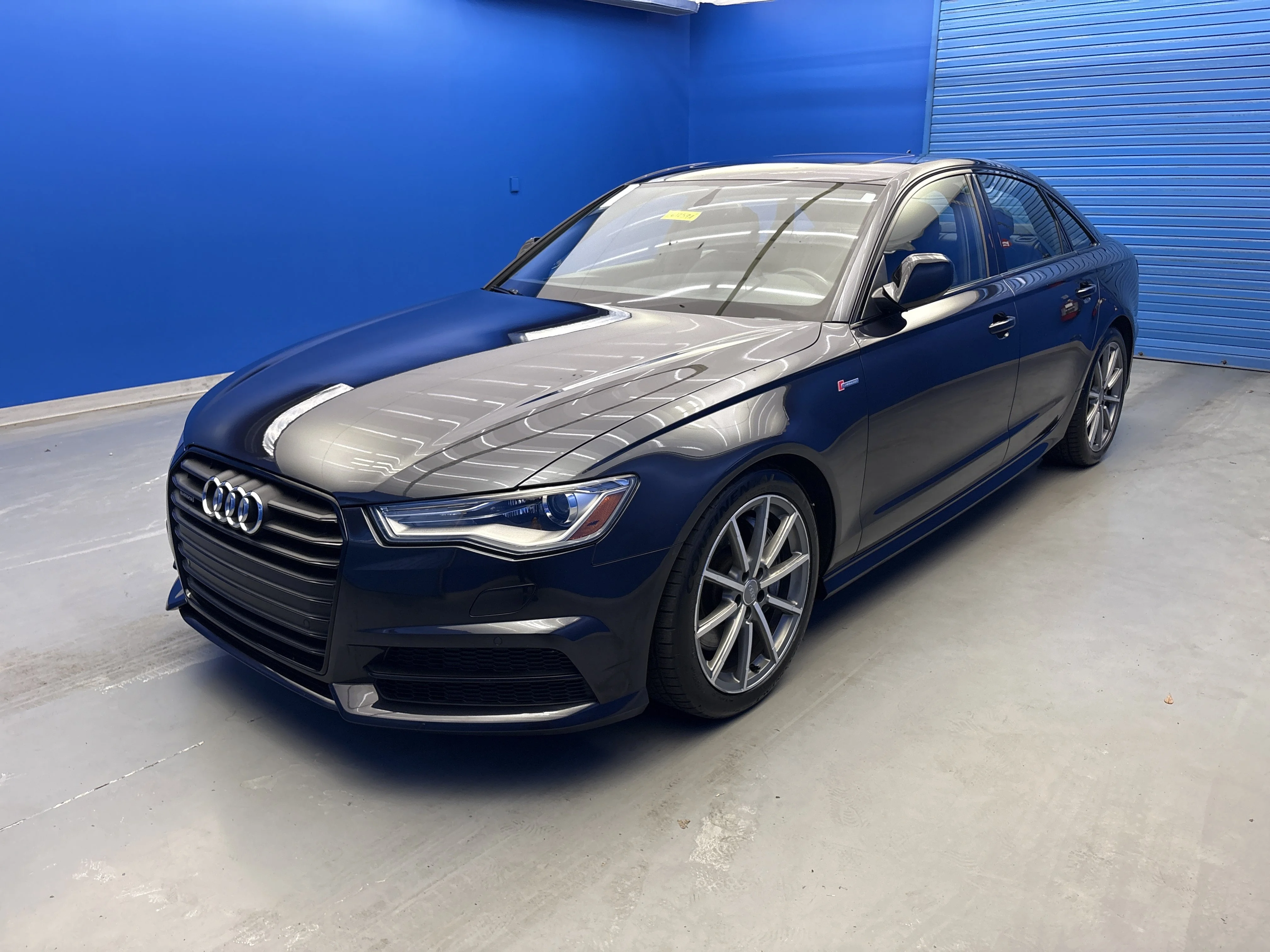 Used 2018 Moonlight Blue Metallic Audi Premium image 4