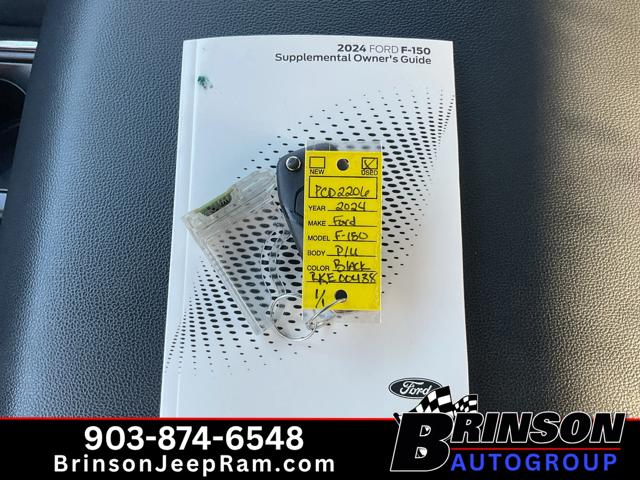 Used 2024 Agate Black Metallic Ford STX image 32