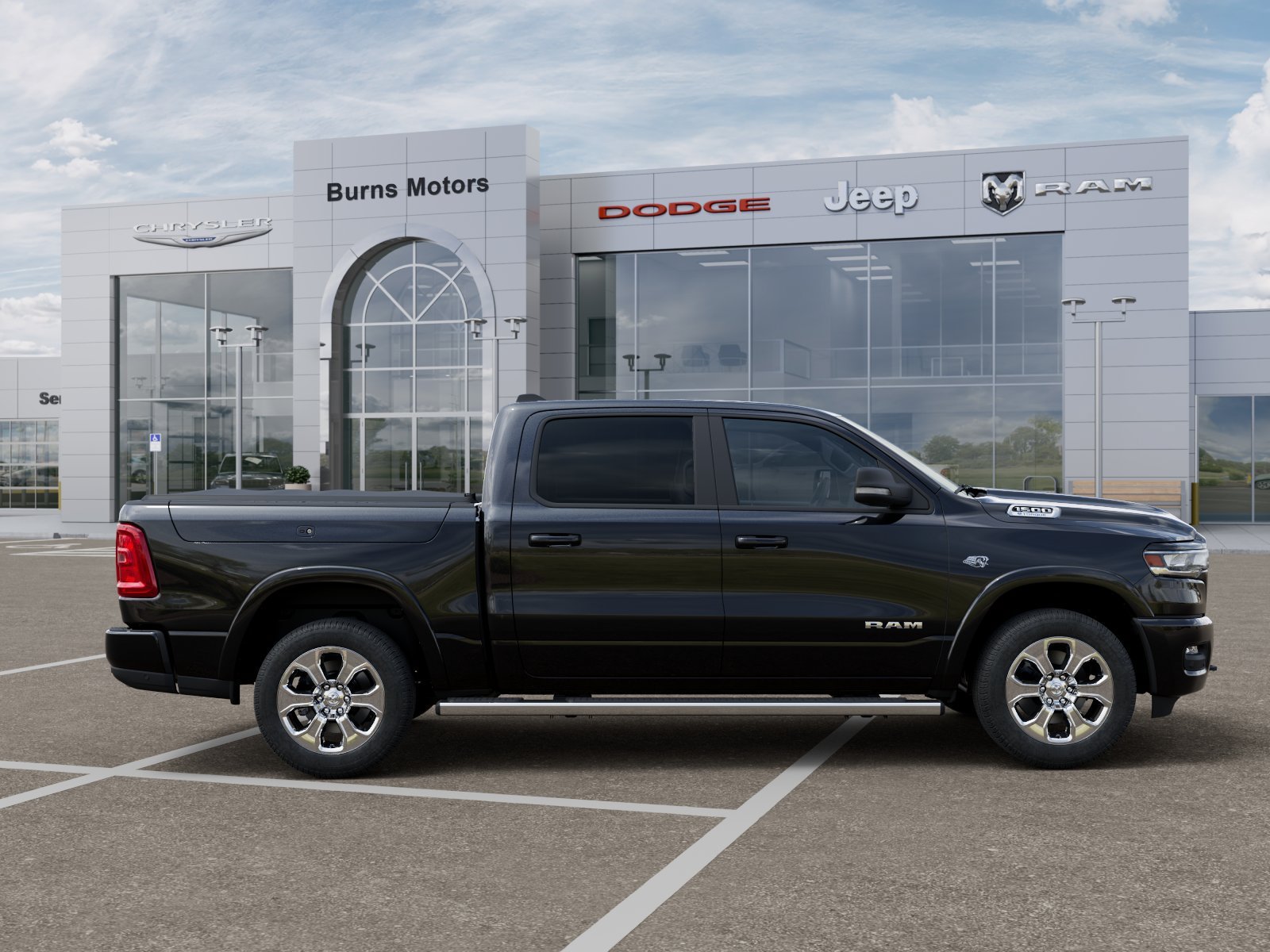 New 2026 Diamond Black Crystal Pearlcoat RAM Lone Star Sport image 21