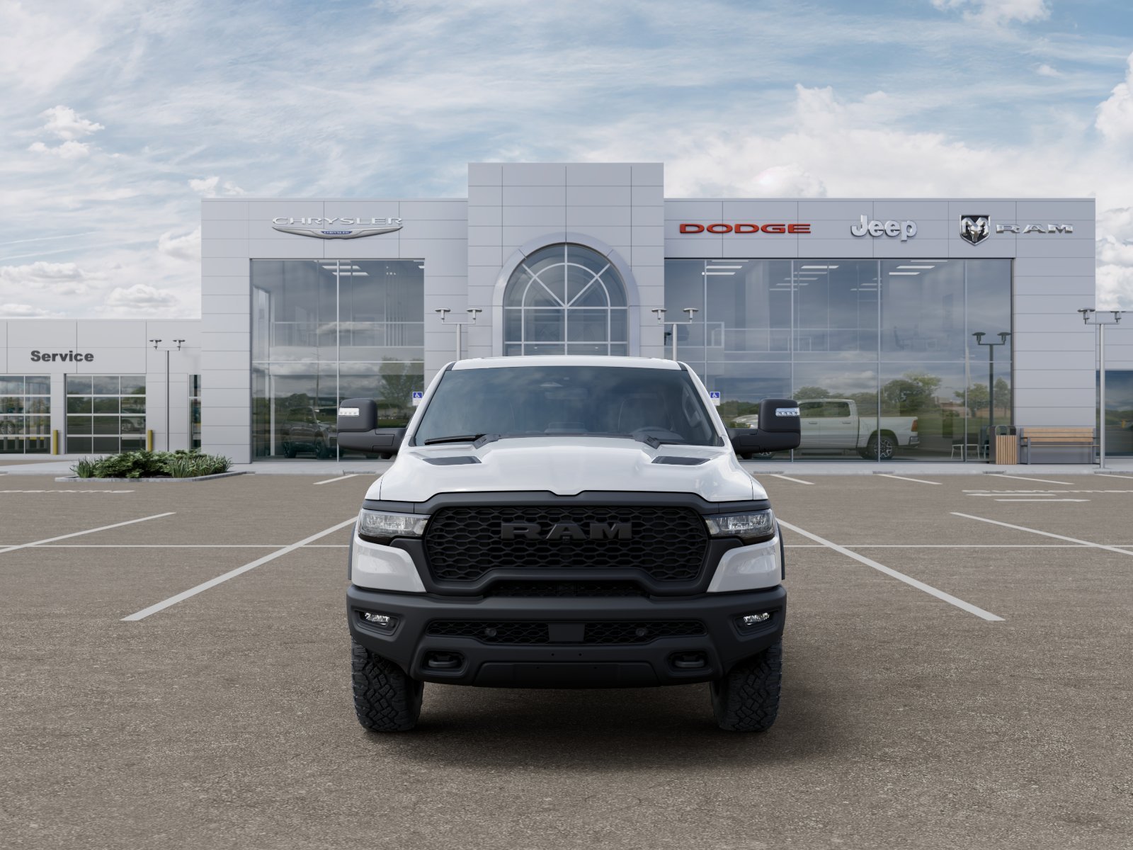 New 2026 Bright White Clear-Coat Exterior Paint RAM Rebel image 32