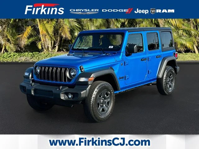 New 2026 Hydro Blue Pearl-Coat Exterior Paint Jeep Sport image 1