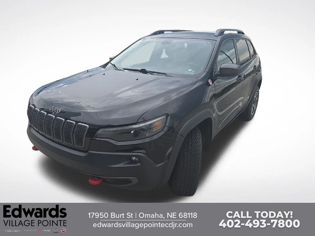 Used 2020 Black Jeep Trailhawk image 1