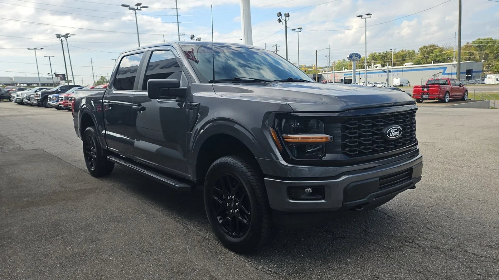 Used 2025 Light Blue Clearcoat Metallic Ford STX 4WD image 6