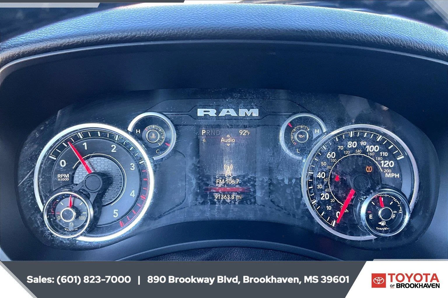 Used 2024 Billet Silver Metallic Clearcoat Ram Big Horn image 14