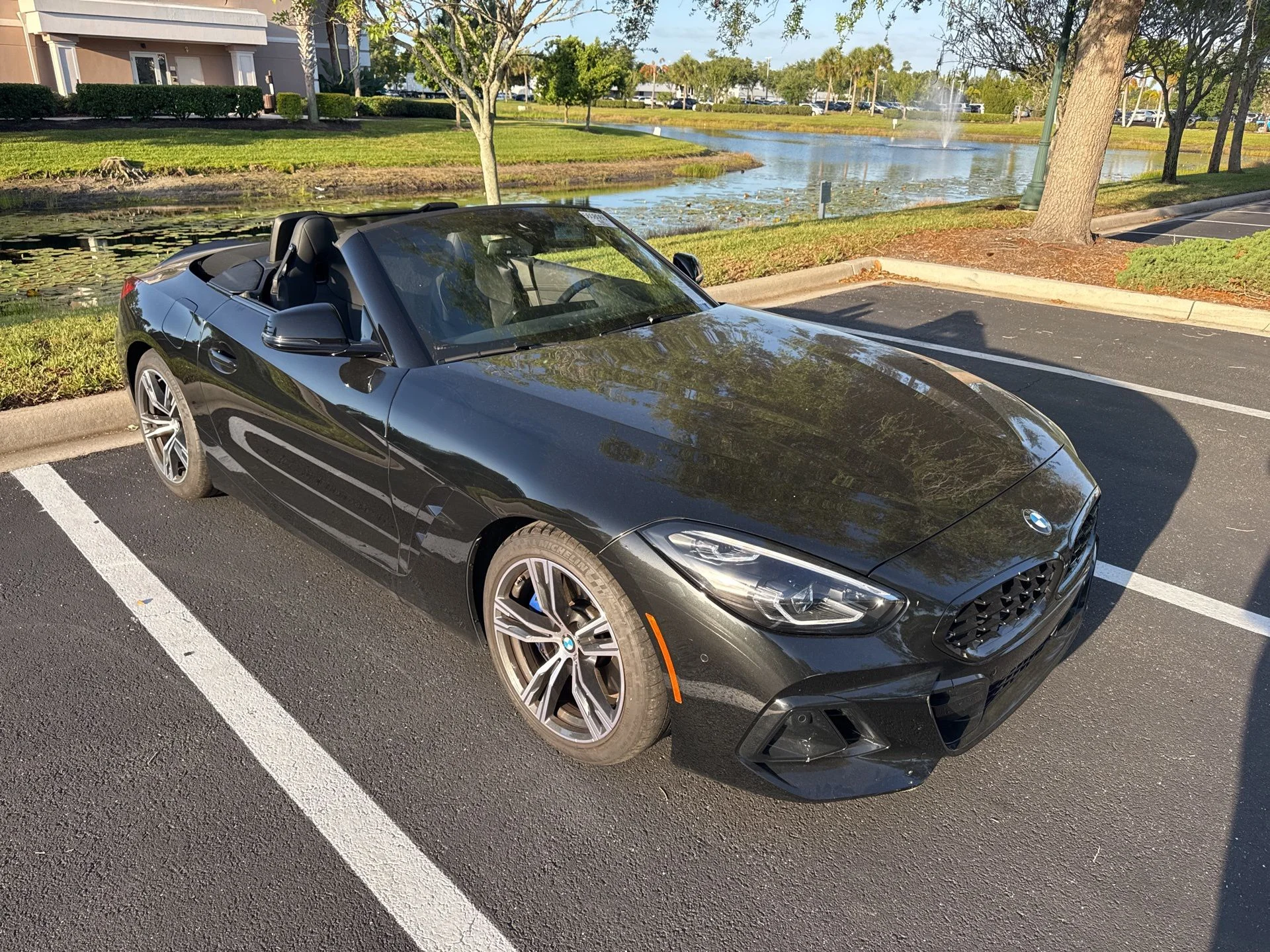 Black Sapphire Metallic 2026 BMW Z4 M40i RWD Convertible Rear-Wheel Drive