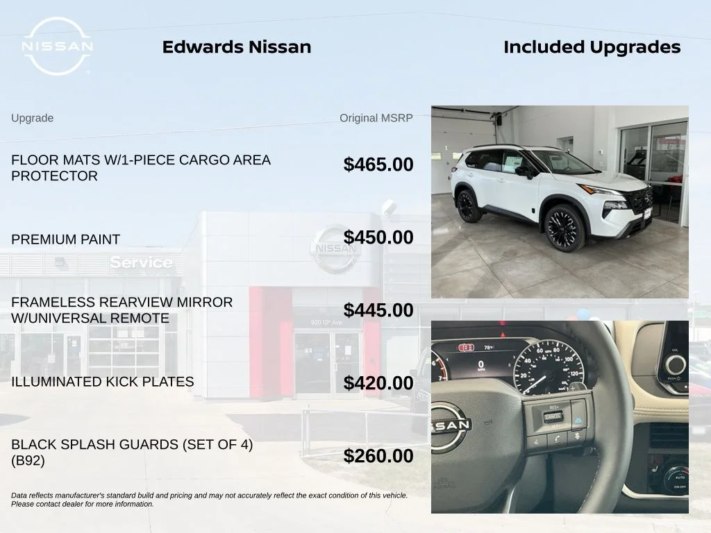 New 2026 Everest White Pearl TriCoat Nissan Dark Armor™ image 4
