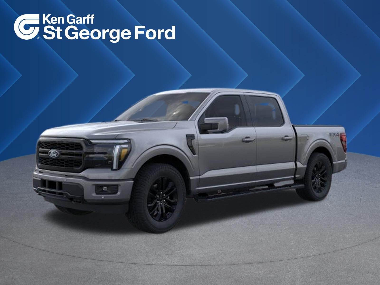 New 2026 Carbonized Gray Metallic Ford LARIAT image 1