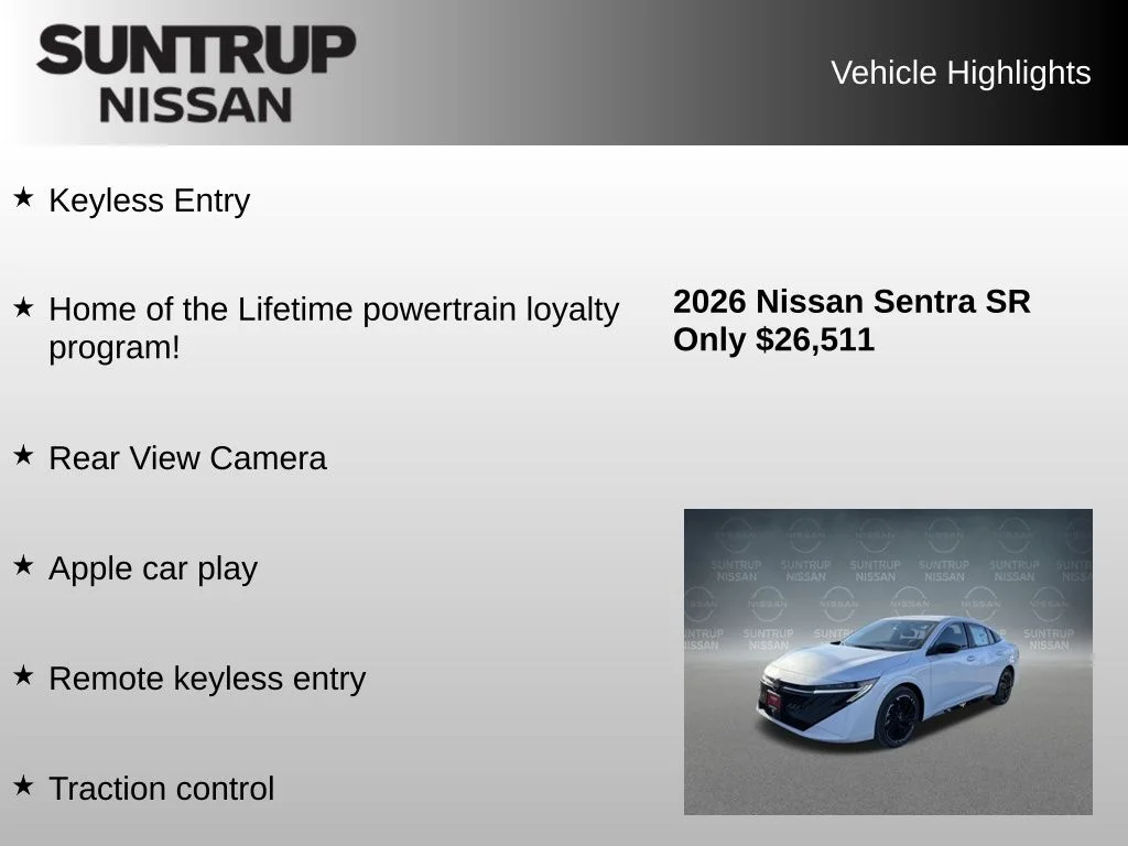 Used 2026 White Nissan SR image 8