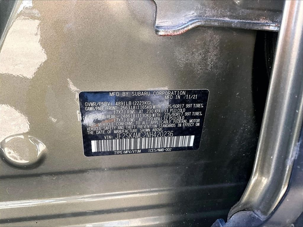 Used 2022 Autumn Green Metallic Subaru Wilderness image 36