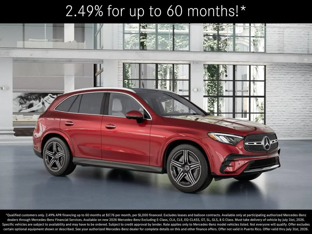 New 2026 MANUFAKTUR Patagonia Red Metallic Mercedes-Benz GLC 300 image 54