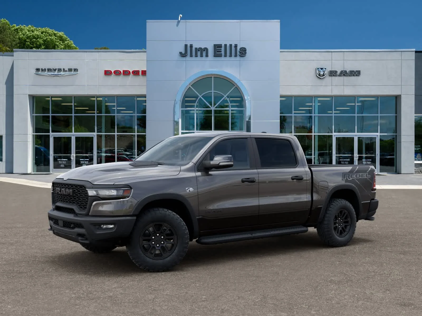 New 2026 Granite Crystal Metallic Clear-Coat Exterior Paint RAM Rebel image 2