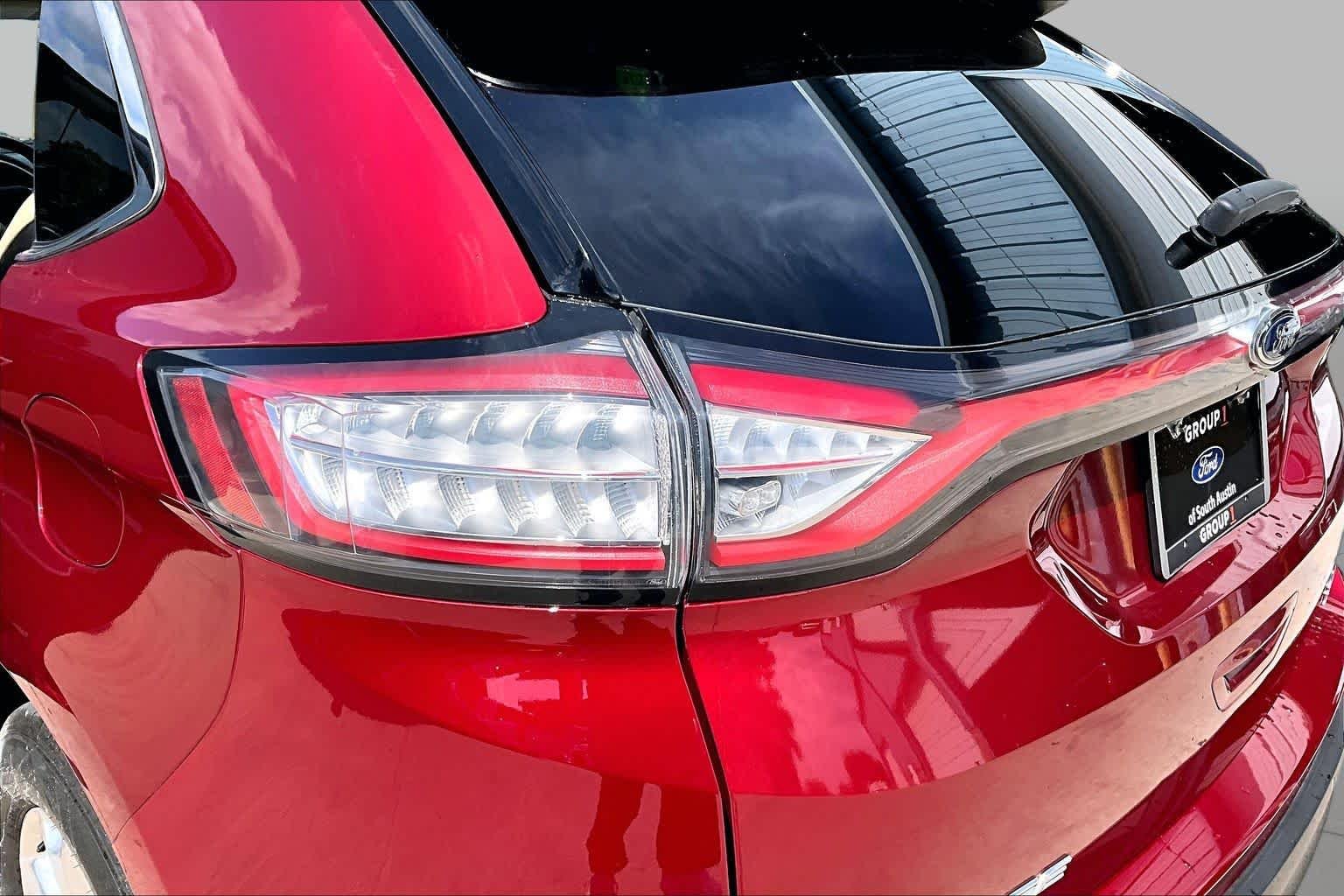Used 2015 Ruby Red Metallic Tinted Clearcoat Ford SEL image 28