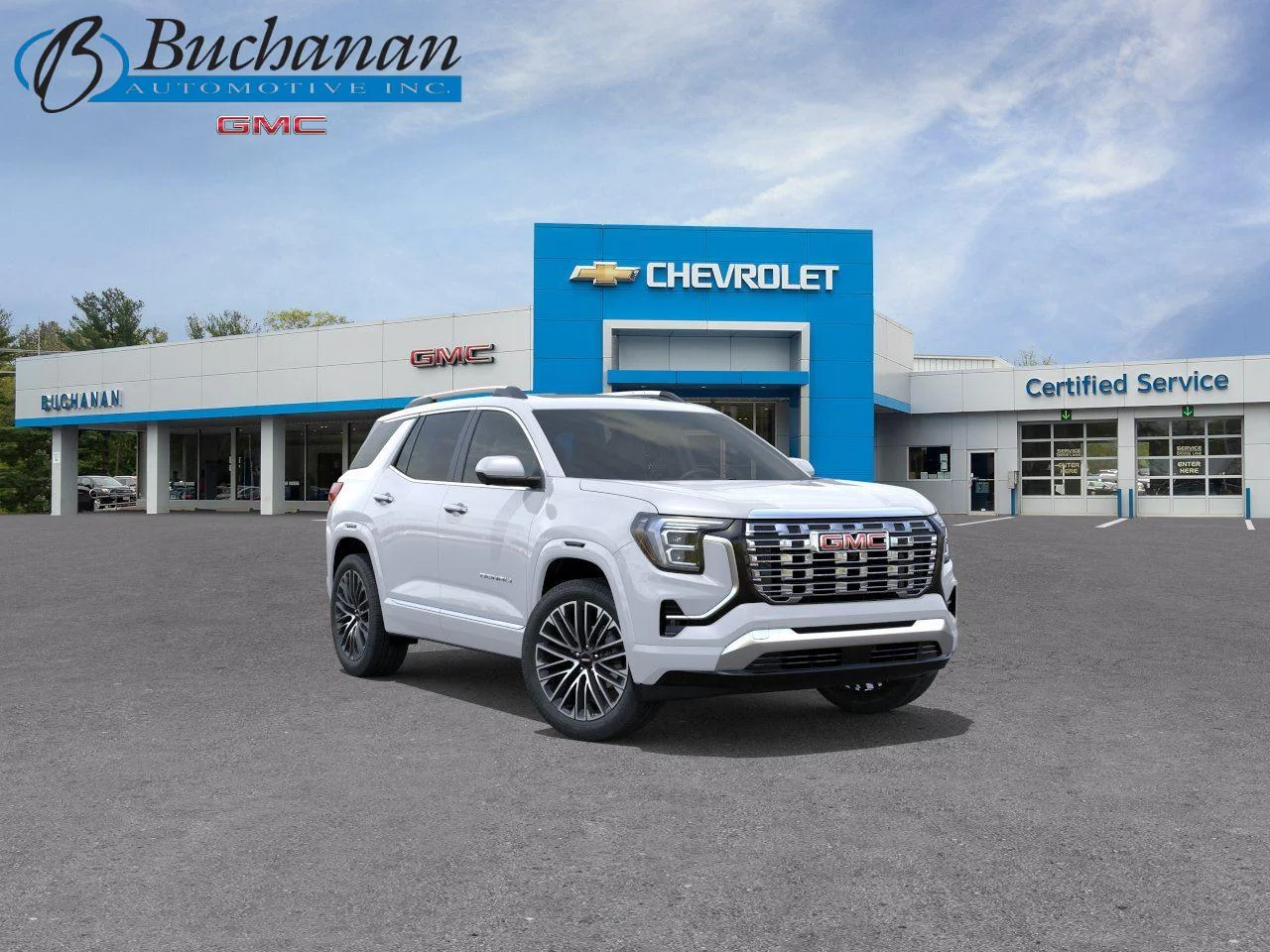 New 2027 Glacier White Tricoat GMC AWD Denali image 1