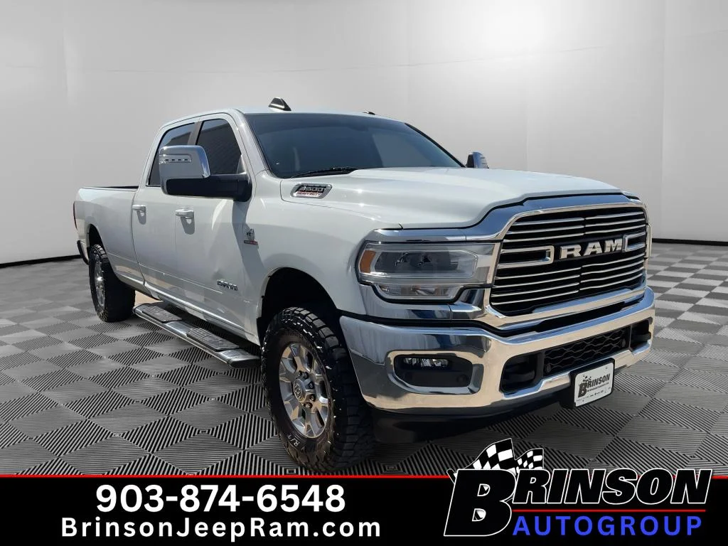 Used 2024 Bright White Clearcoat Ram Laramie image 3