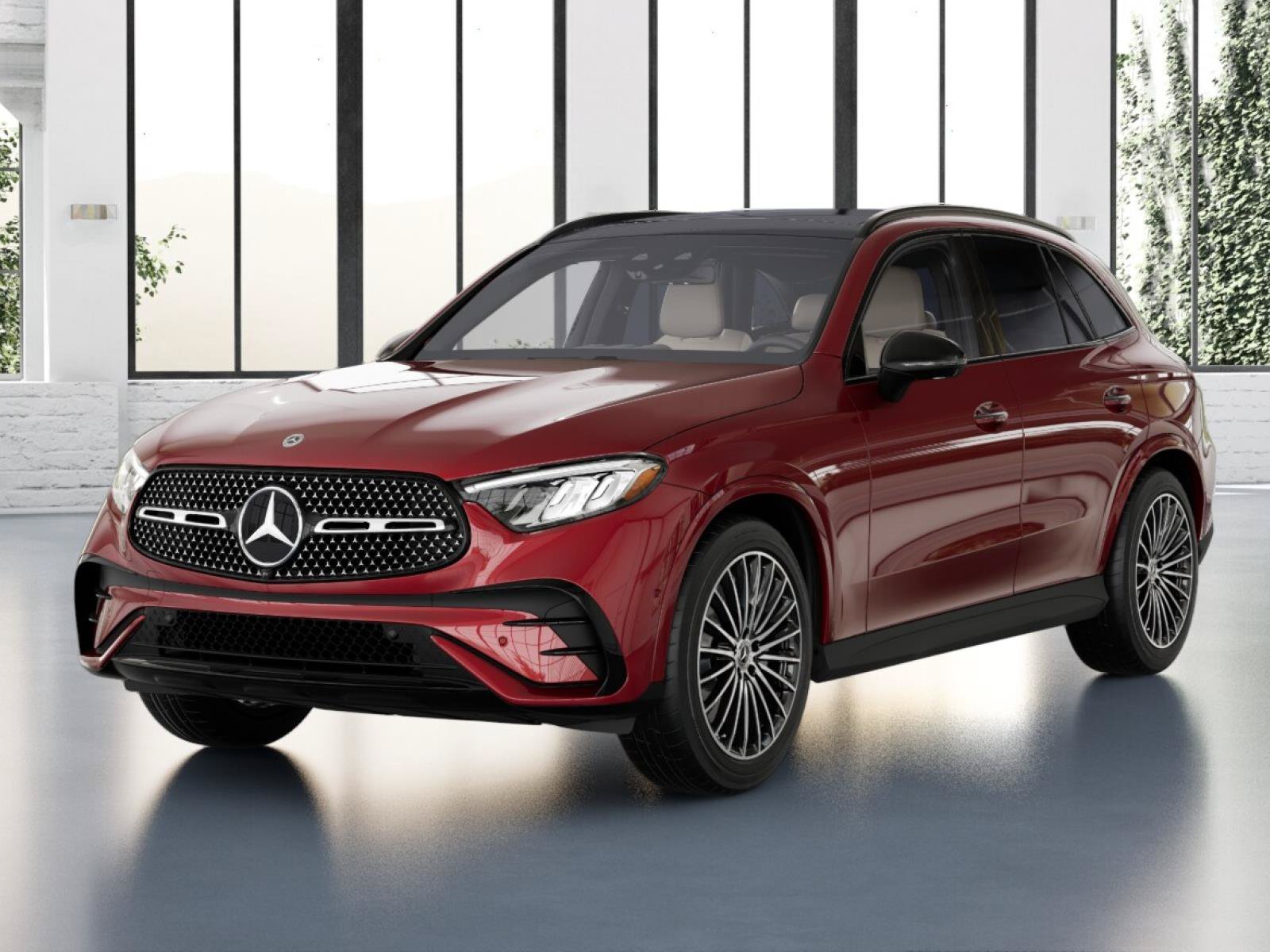 New 2027 MANUFAKTUR Patagonia Red Metallic Mercedes-Benz GLC 300 image 1