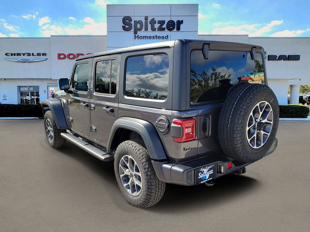New 2025 Granite Crystal Metallic Clear-Coat Exterior Paint Jeep Sport S image 3