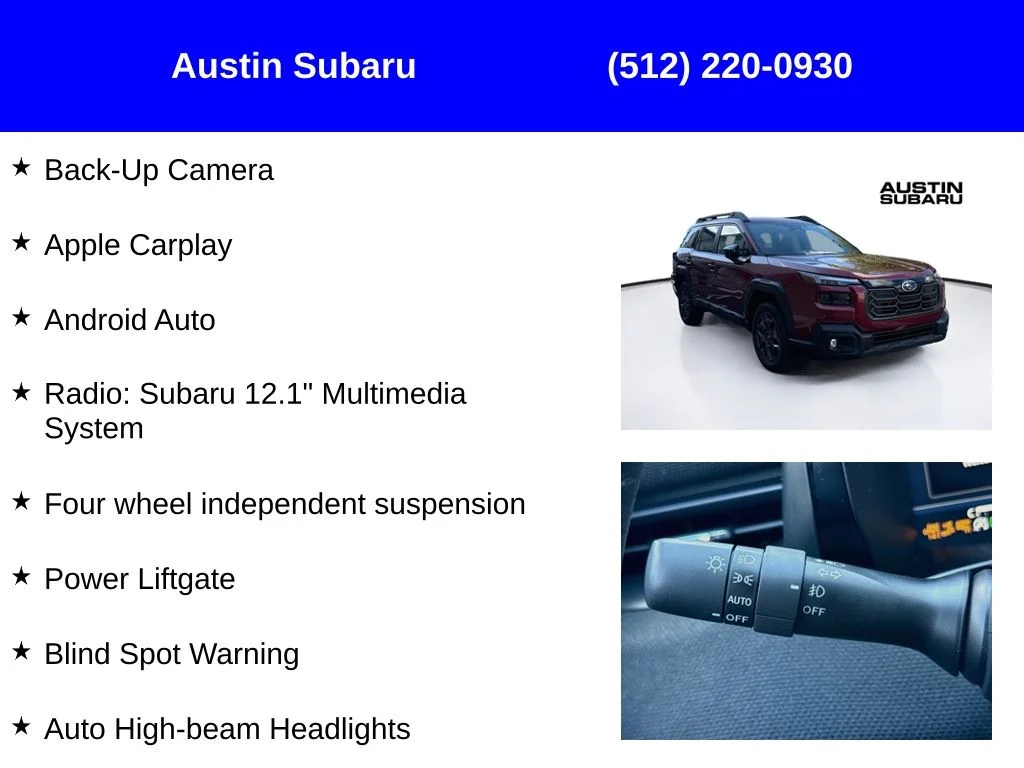 New 2026 Red Subaru Premium image 9