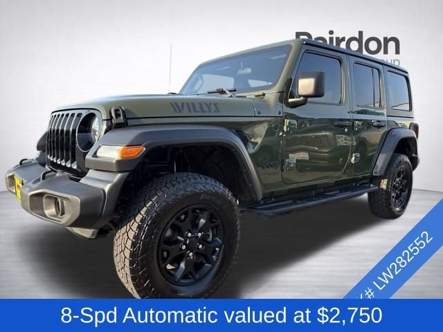 Used 2020 Sarge Green Clearcoat Jeep Willys image 3