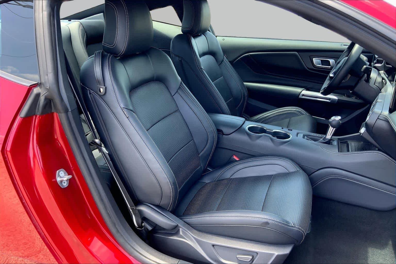 Used 2024 Rapid Red Metallic Tinted Clearcoat Ford EcoBoost Premium image 9