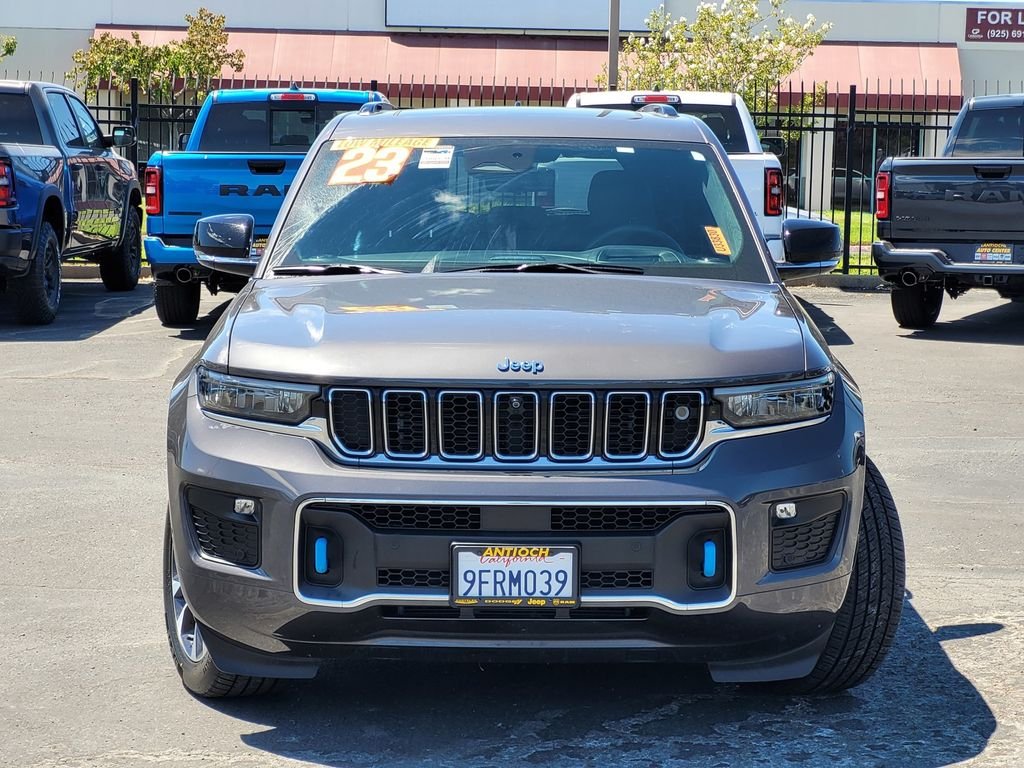 Used 2023 Gray Jeep Overland 4xe image 2