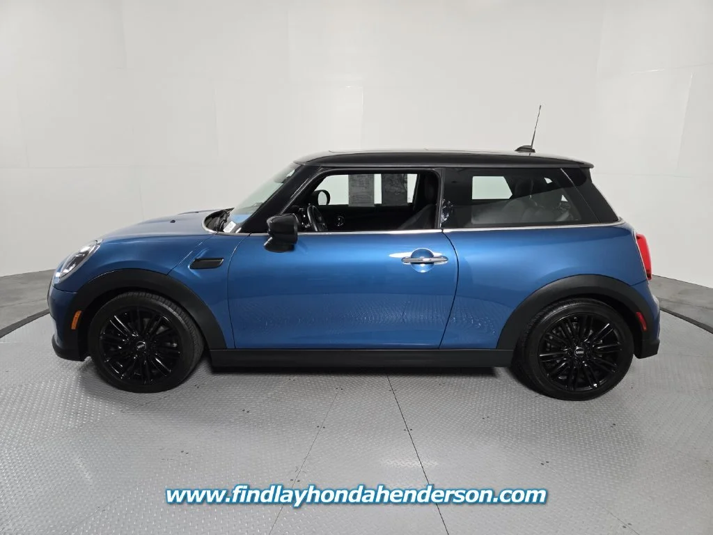 Used 2022 Island Blue Metallic MINI Oxford Edition image 3