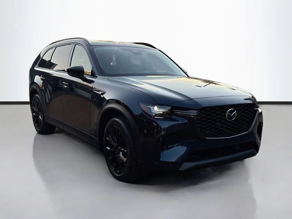 New 2026 Deep Crystal Blue Mica Mazda 3.3 Turbo Premium Sport AWD image 1