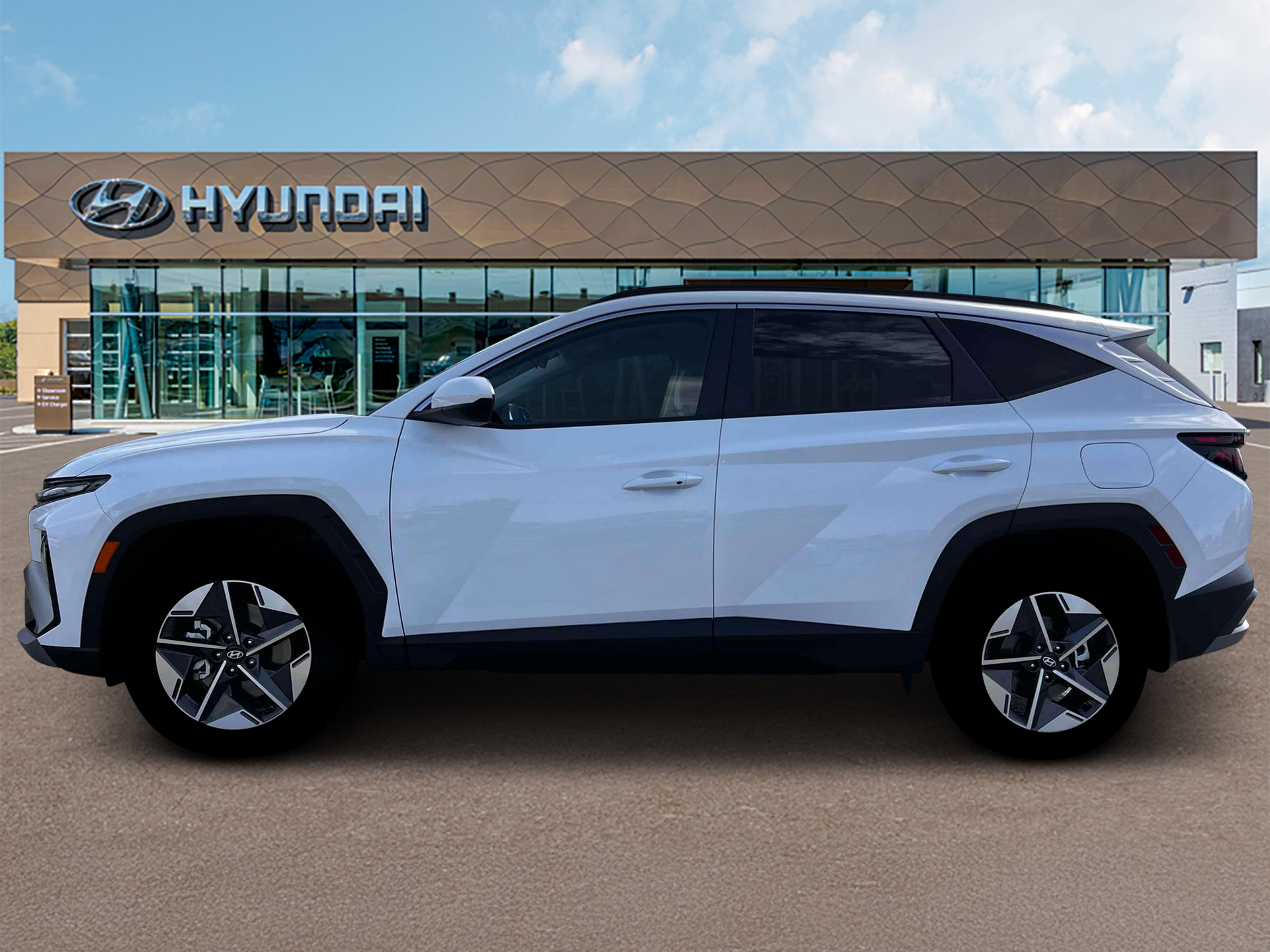 New 2026 White Hyundai SEL AWD image 3