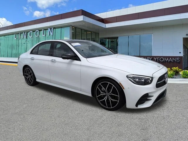 Certified Used 2021 White Mercedes-Benz E 350 image 2