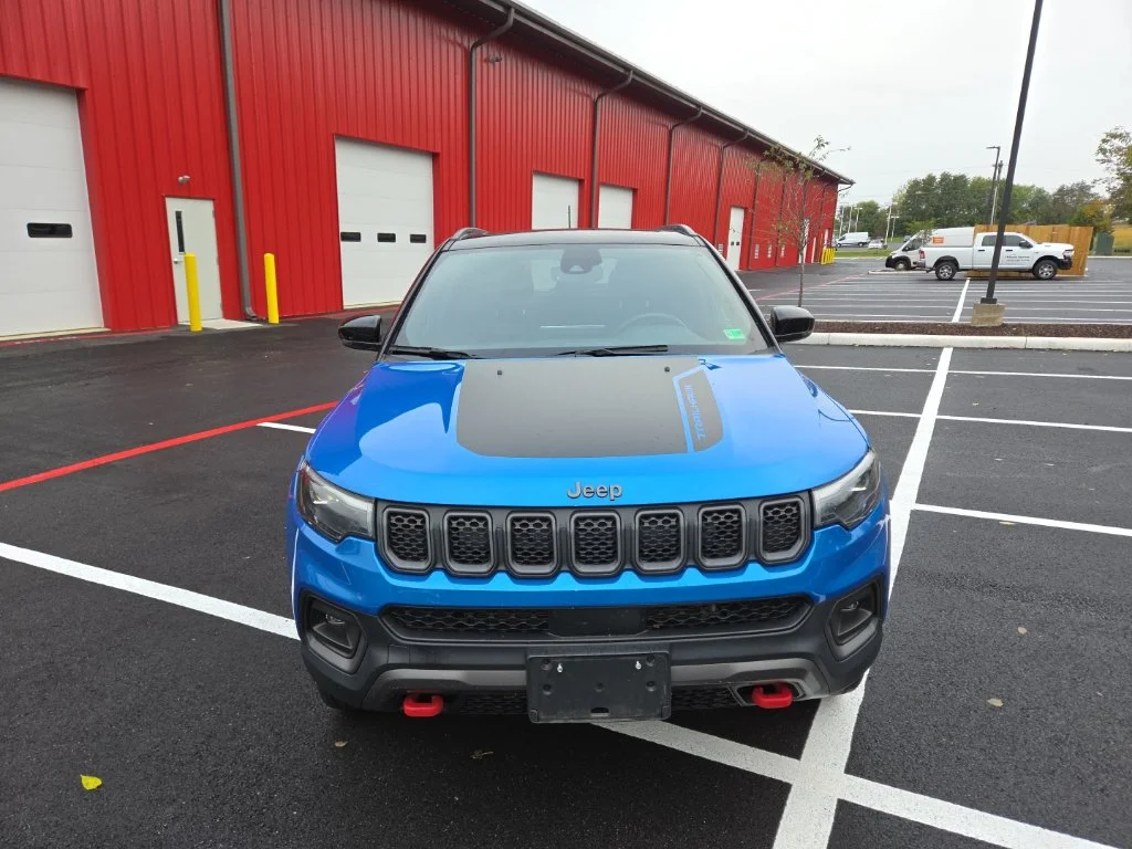 Used 2023 Blue Jeep Trailhawk image 2