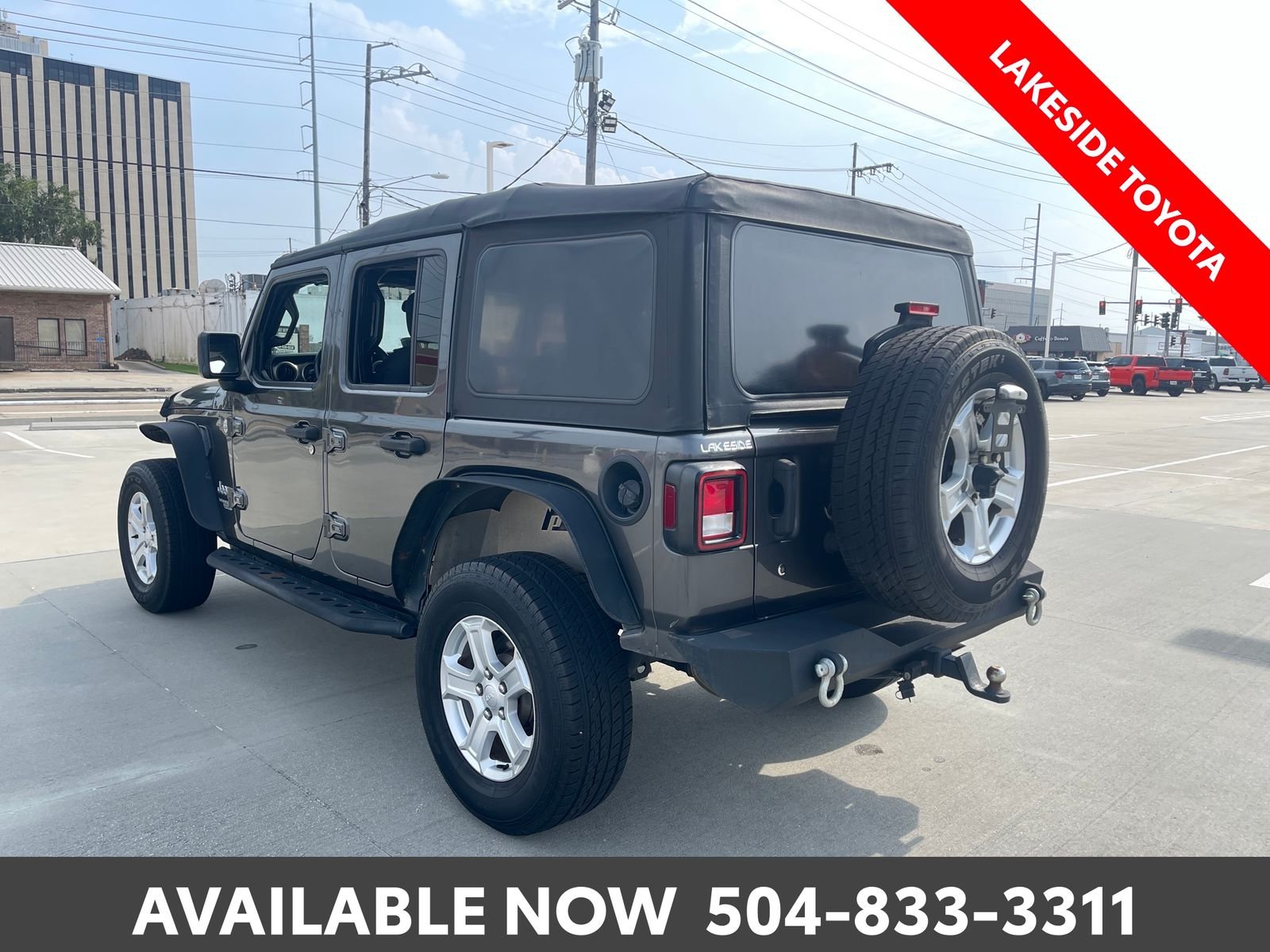 Used 2019 Gray Jeep Unlimited Sport S image 3