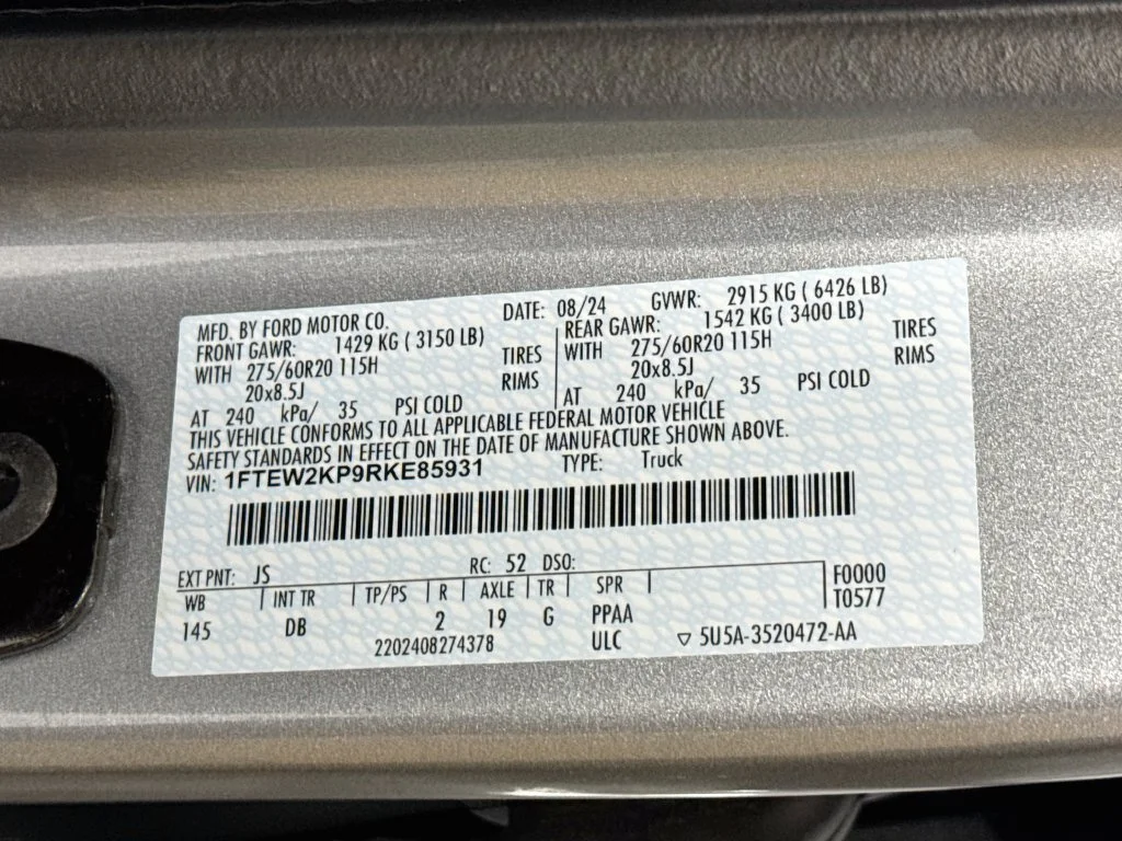 Used 2024 Silver Ford STX image 38