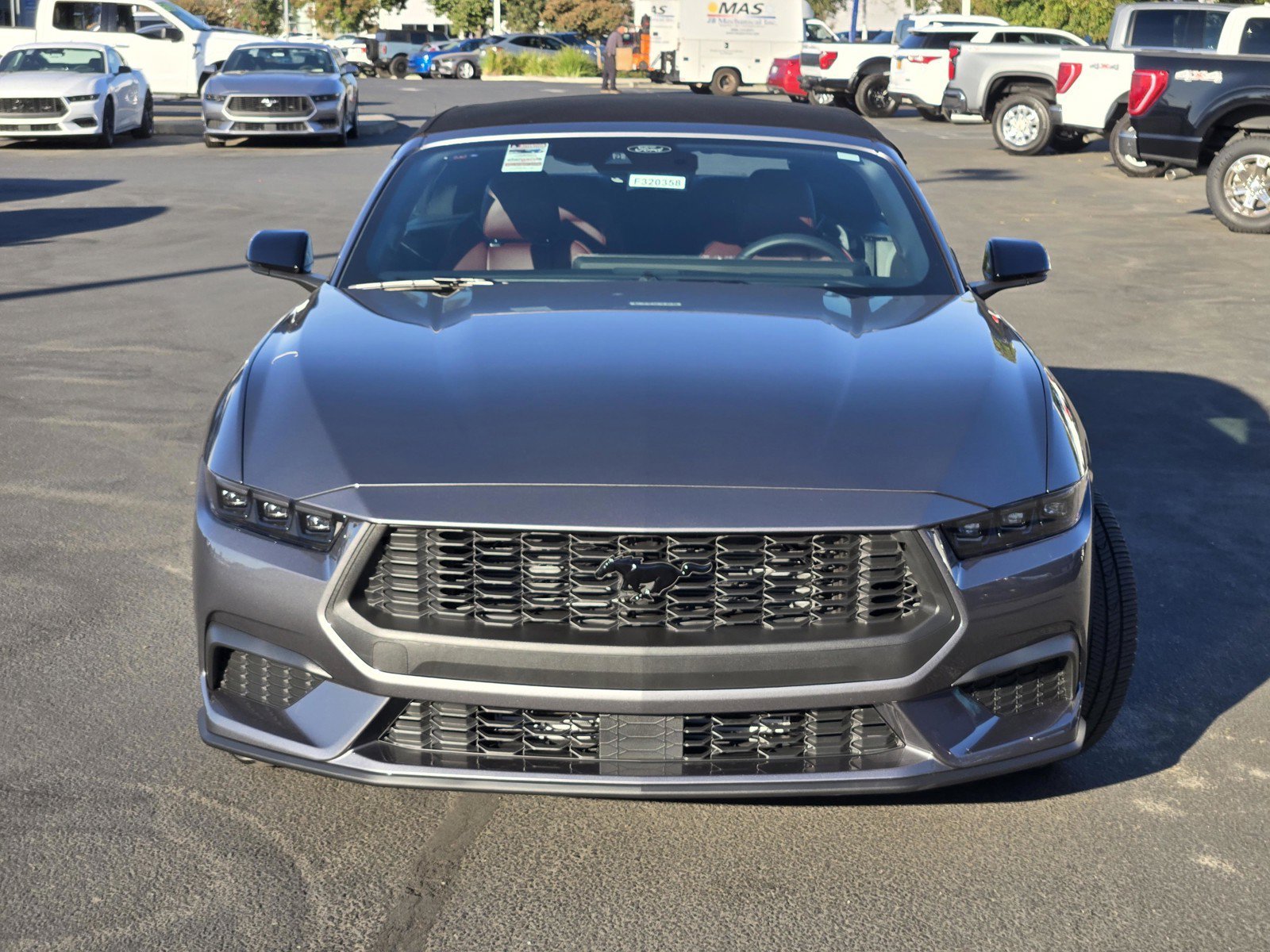 New 2026 Carbonized Gray Metallic Ford EcoBoost® Premium Convertible image 2