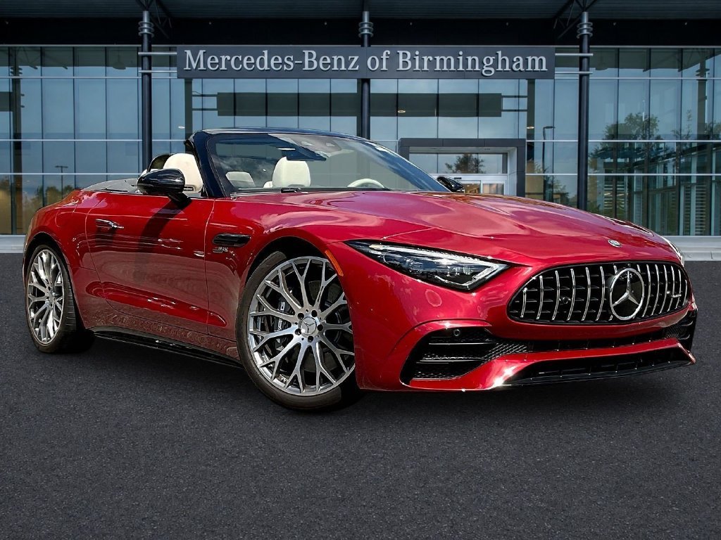 Certified Used 2025 MANUFAKTUR Patagonia Red Metallic Mercedes-Benz SL 43 AMG® image 1