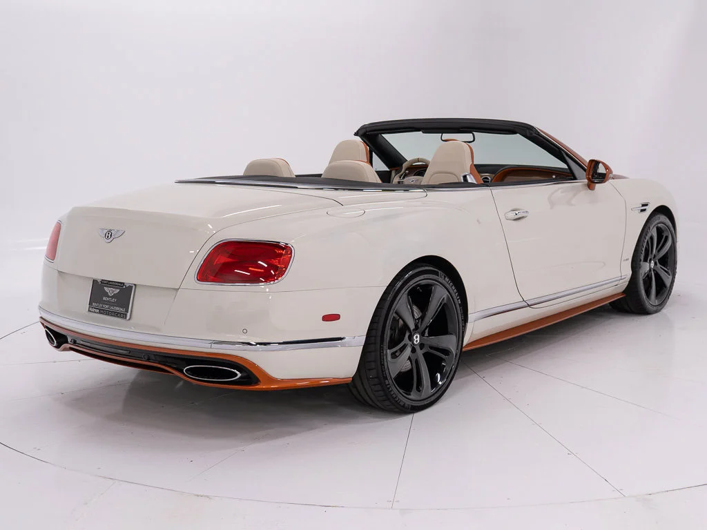 Certified Used 2017 Orange Flame over Ghost White by Mulliner PCG Bentley W12 Convertible image 5