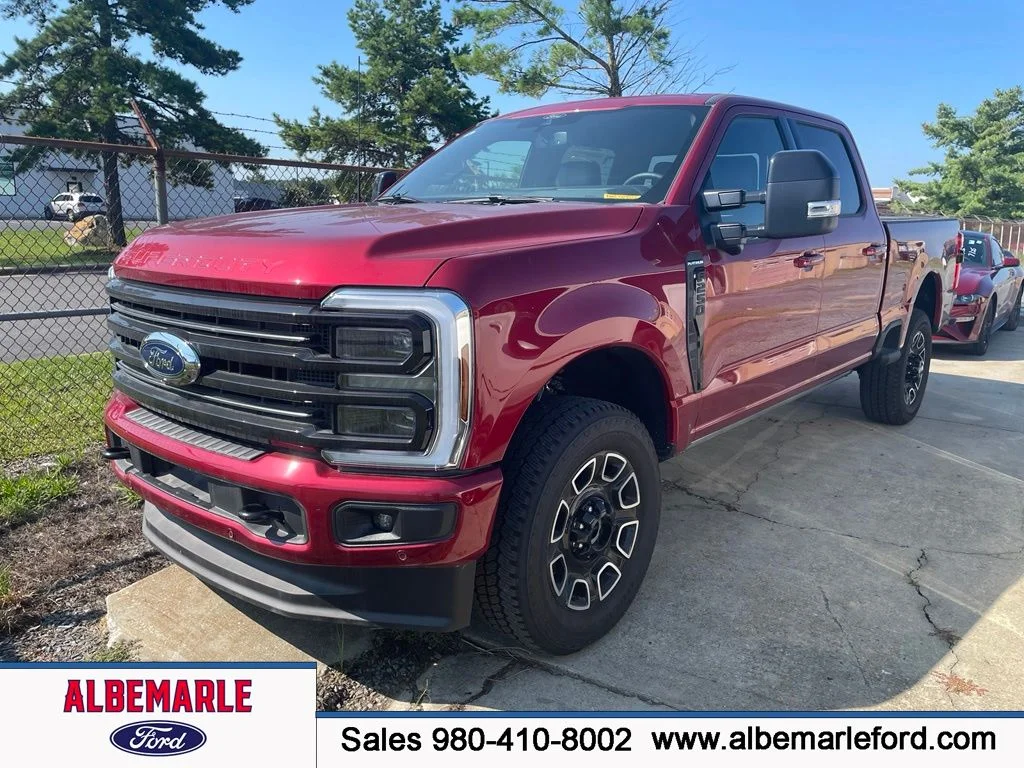 New 2026 Red Ford Platinum image 1