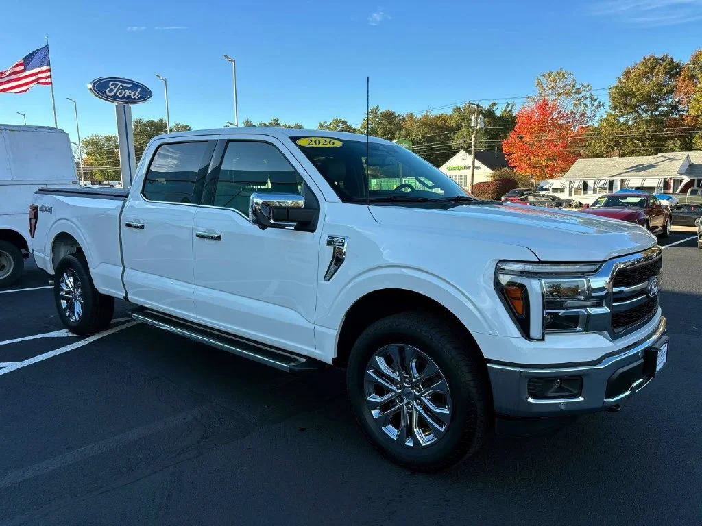 Used 2026 White Metallic Ford Lariat image 1