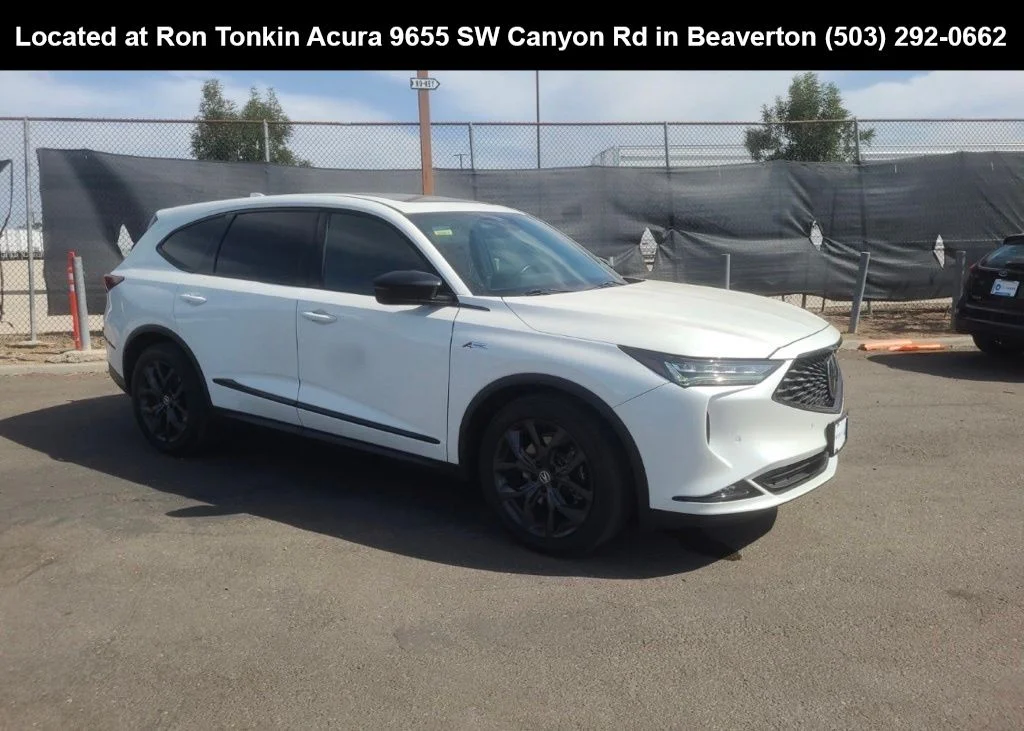 Used 2022 Platinum White Pearl Acura A-Spec image 1