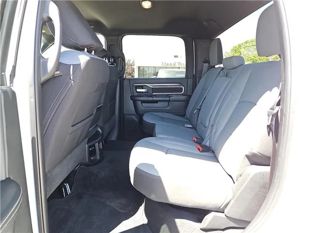 Used 2024 Bright White Clearcoat RAM Big Horn 4x4 Crew Cab 6.3 ft. box 149 in. WB image 10