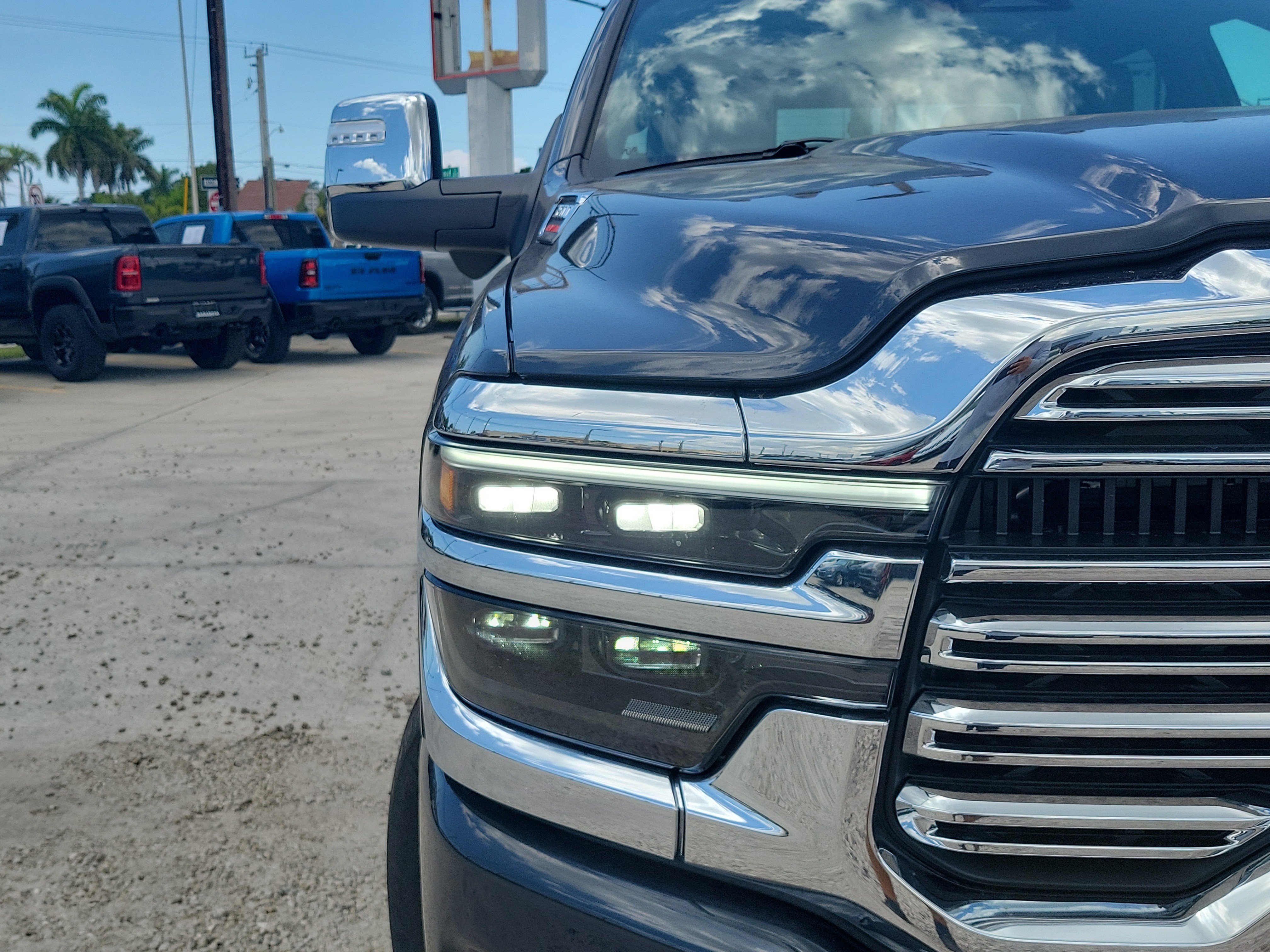 New 2026 Forged Blue Metallic Exterior Paint RAM Laramie image 7