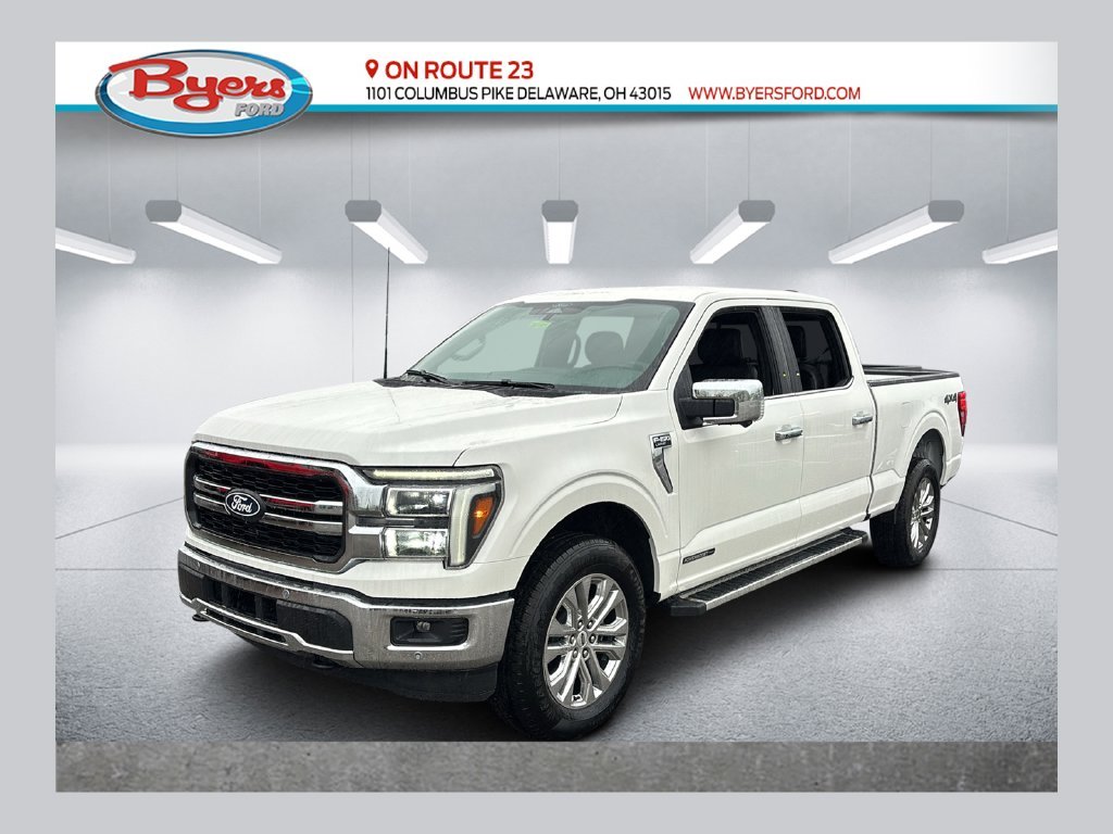 New 2026 Star White Metallic Tri-Coat Ford Lariat image 1