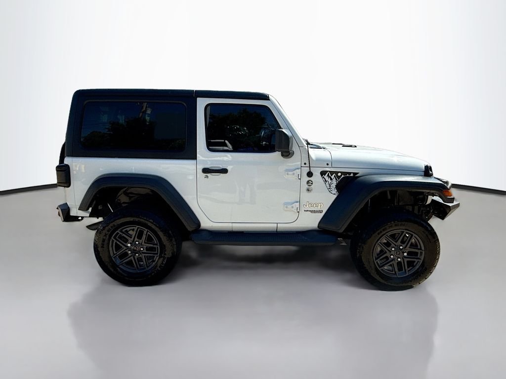 Used 2019 Bright White Clearcoat Jeep Sport S image 8