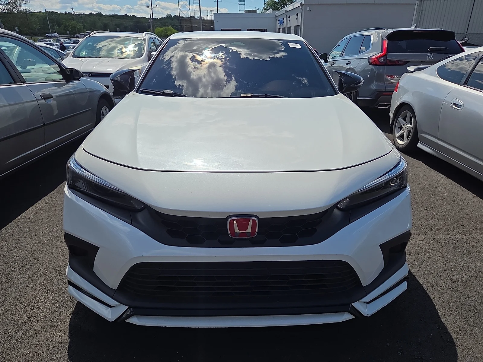 Used 2023 Platinum White Pearl Honda Sport image 2
