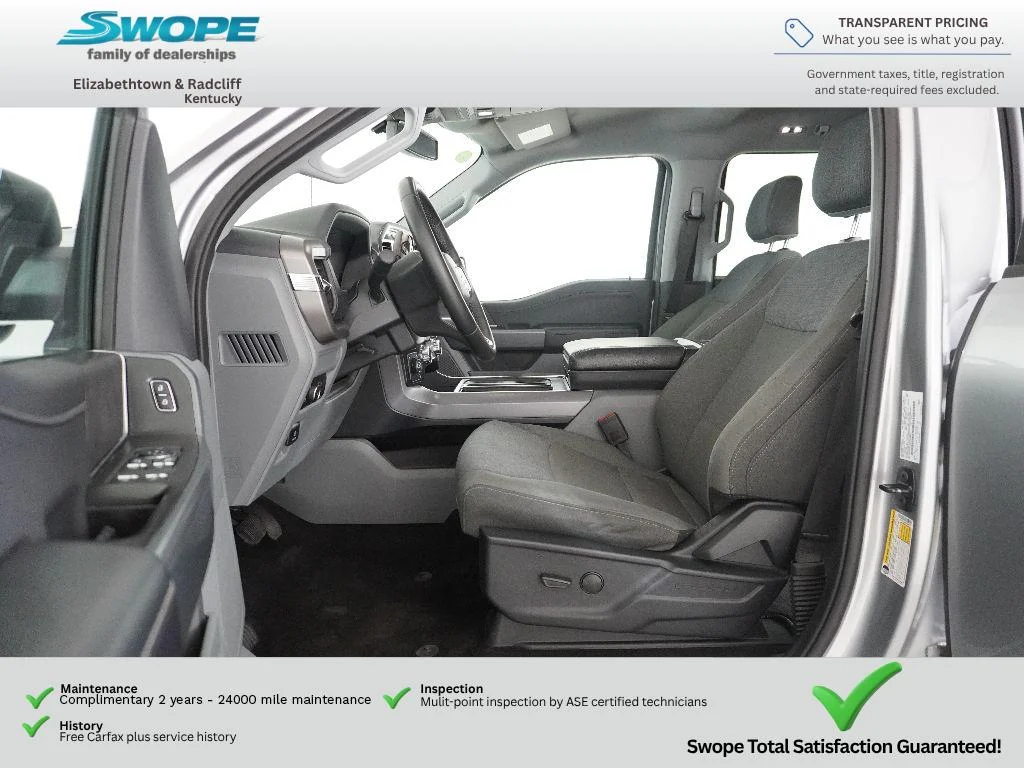 Used 2024 Iconic Silver Metallic Ford XLT image 12