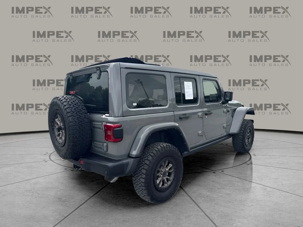 Used 2021 Gray Jeep Unlimited Rubicon 392 image 3