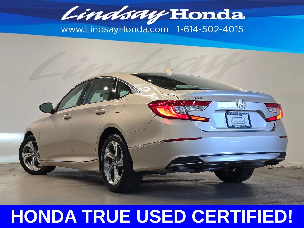 Certified Used 2019 Champagne Frost Pearl Honda EX image 4