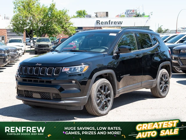 2026 Jeep Compass North* Altitude 4x4, Panoramic Sunroof, Alpine Audio, Heated Seats/Wheel