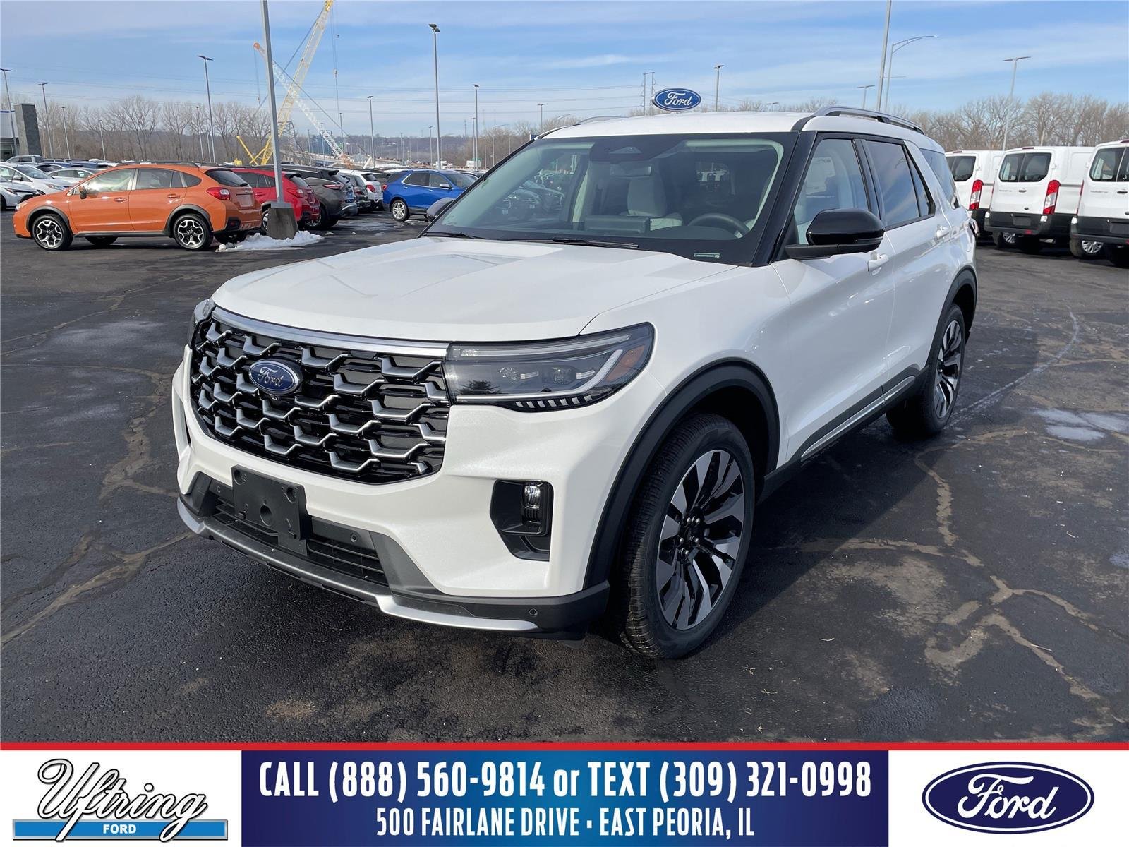 New 2026 Star White Metallic Tri-Coat Ford Platinum™ image 49